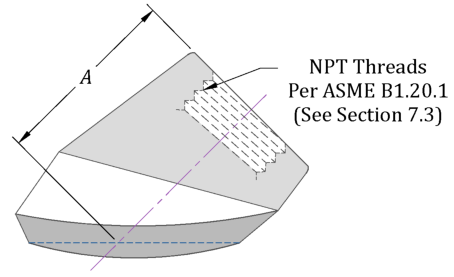 45 outlet threaded 45 outlet threaded