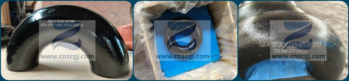 asme b16.9 bw 180 deg elbow