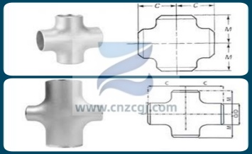 對(duì)焊四通（BW Cross）尺寸介紹