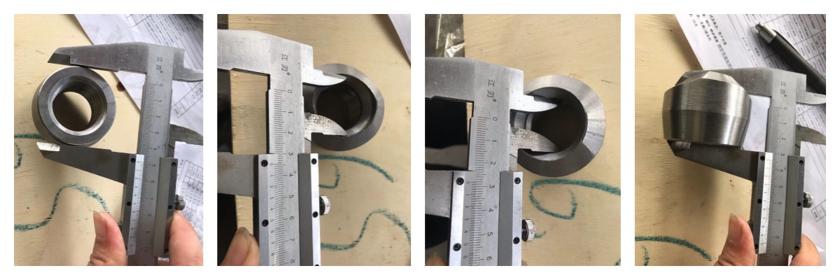 inspection of threaded outlet