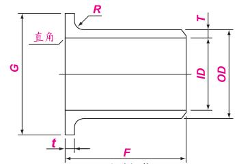 翻边短节尺寸图