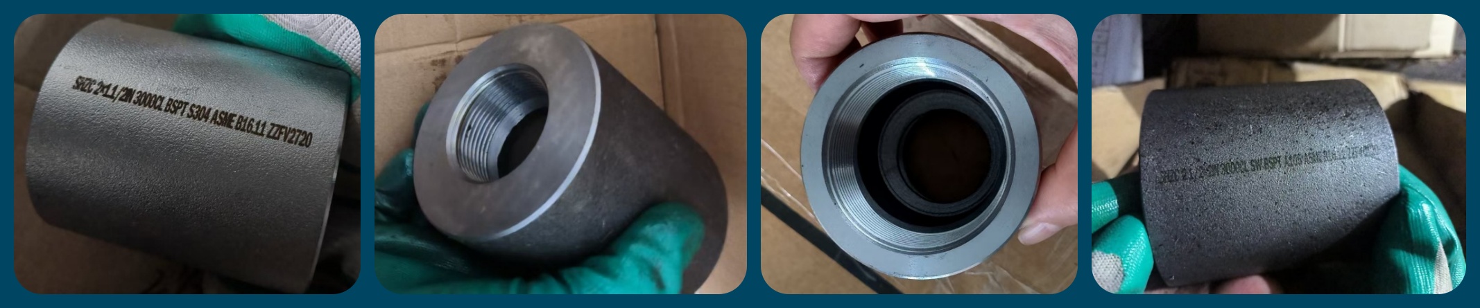 ASME B16.11 threaded coupling