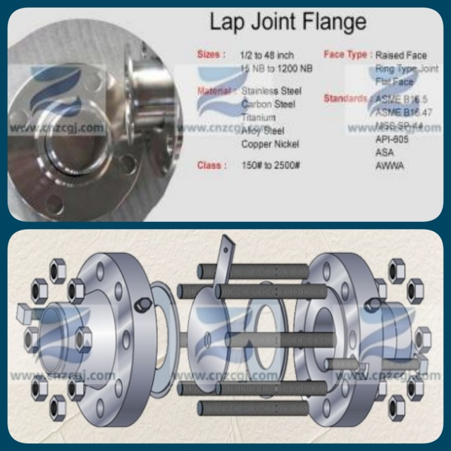 ASME B16.5 Lap Joint Flange Dimension and Install