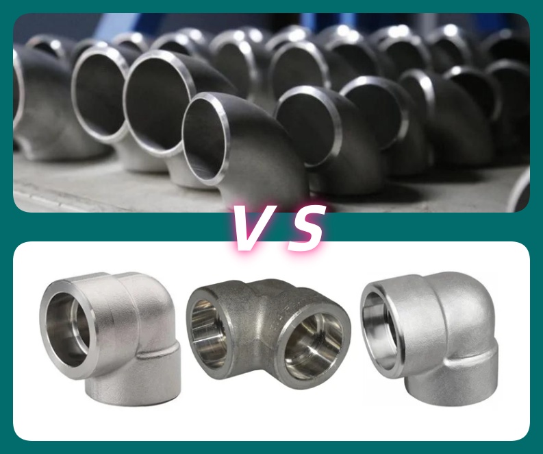 ASME B16.9 SS316 BW ELBOW VS SW ELBOW