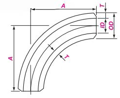 对焊90° 3D 弯头