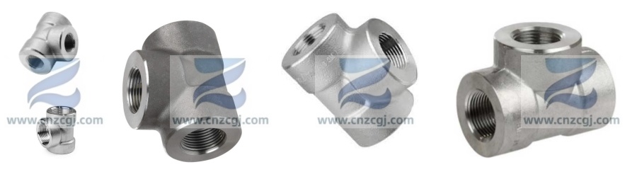 threaded tee asme b16.11 a182 f316 threaded tee asme b16.11 a182 f316