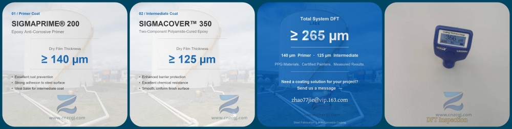 PPG SIGMAPRIME 200 + SIGMACOVER 350