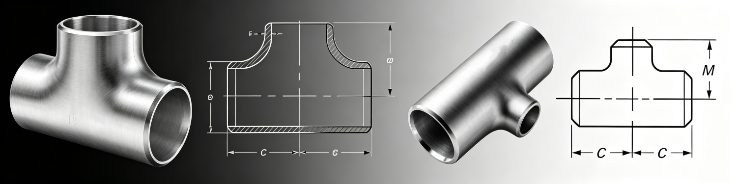 等径&异径不锈钢三通 equal&reducing tee stainless steel