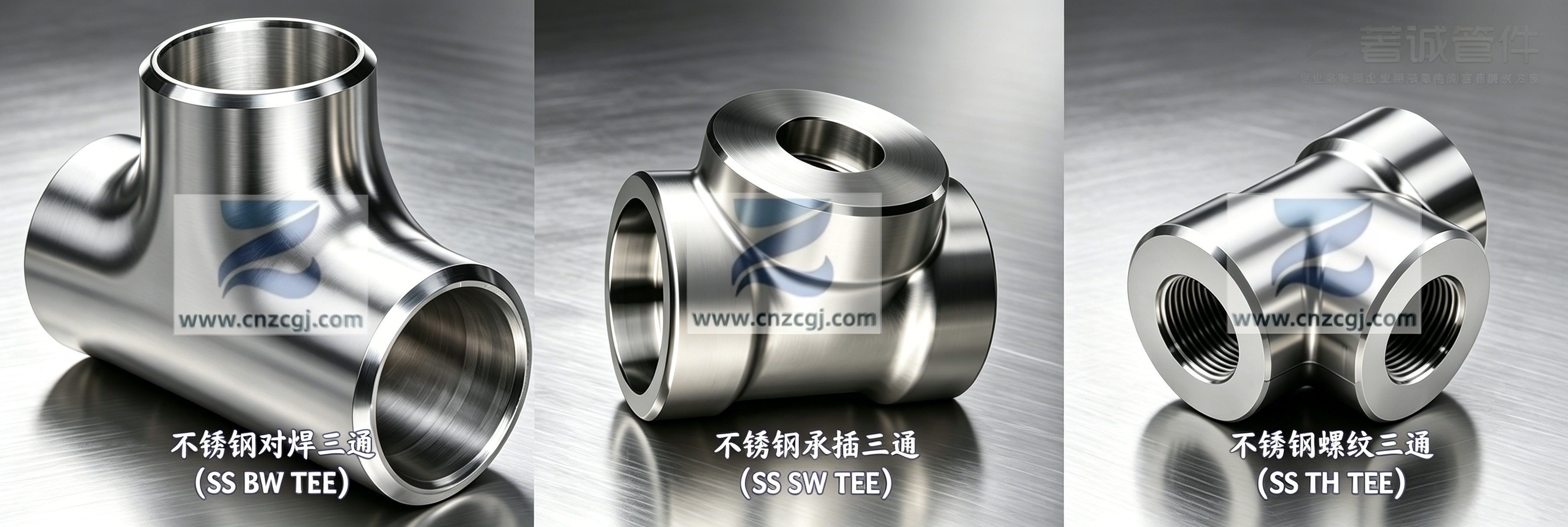 ASME B16.9 不锈钢三通的种类 Types of Stainless Steel Tee