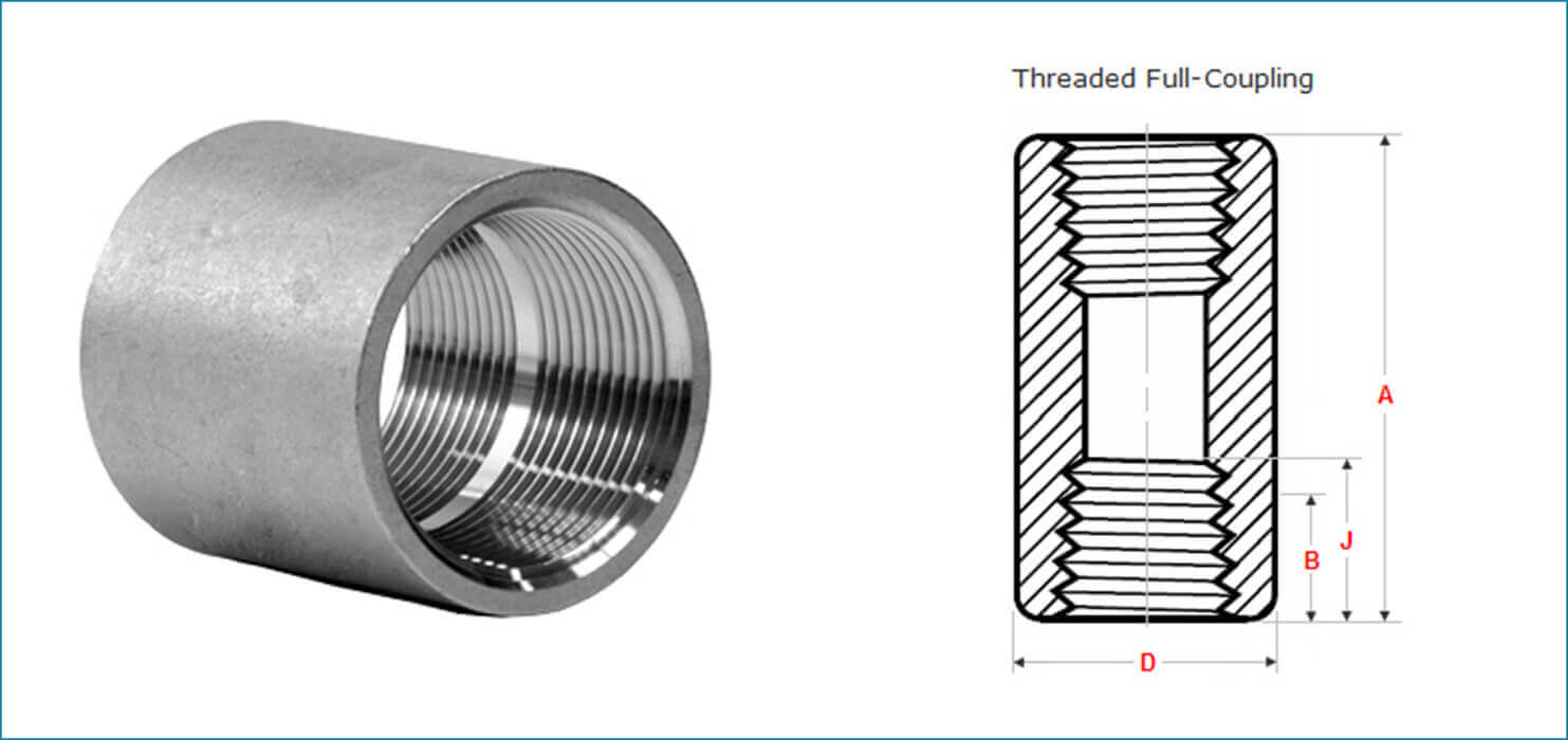 threaded-full-coupling